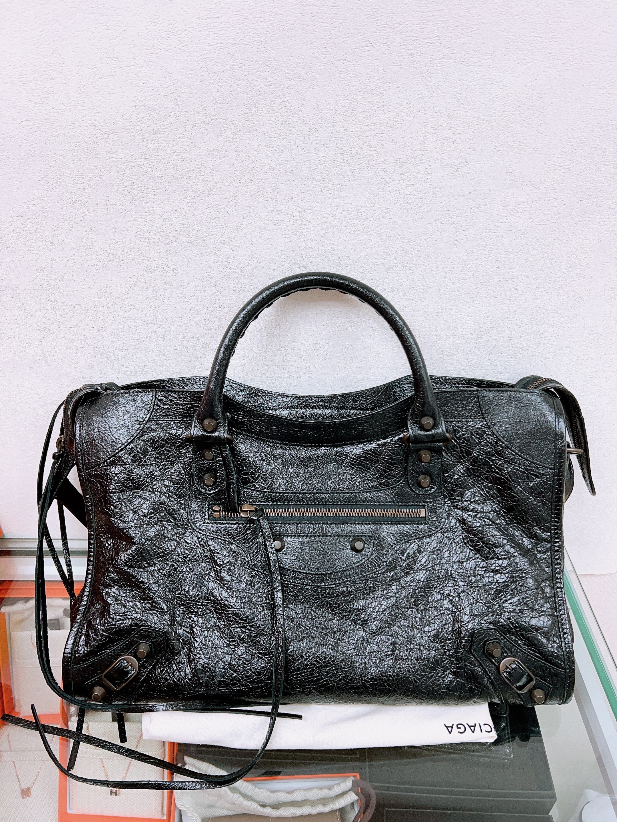 Balenciaga city bag medium (black)