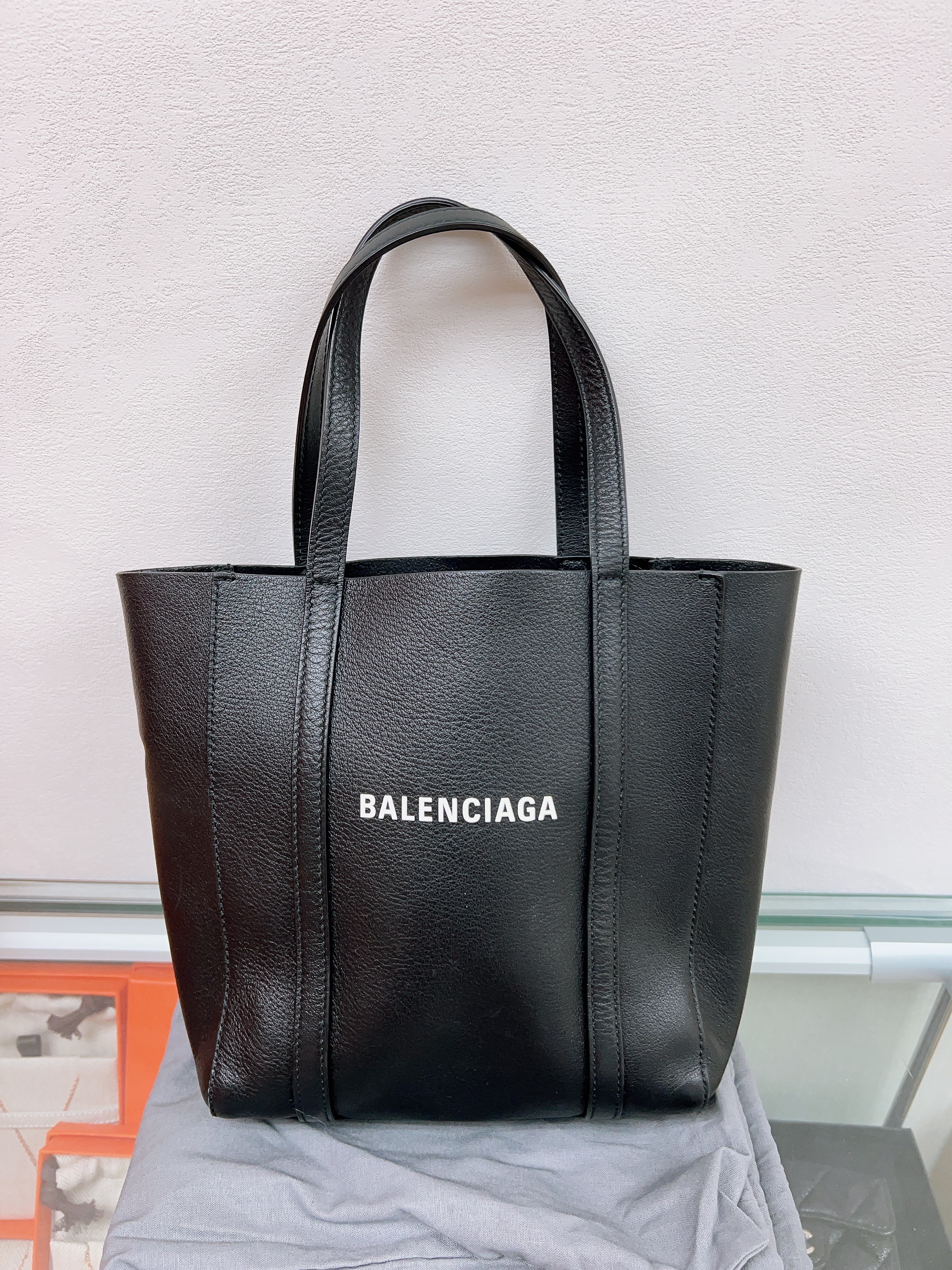 Balenciaga everyday tote xxs (black)
