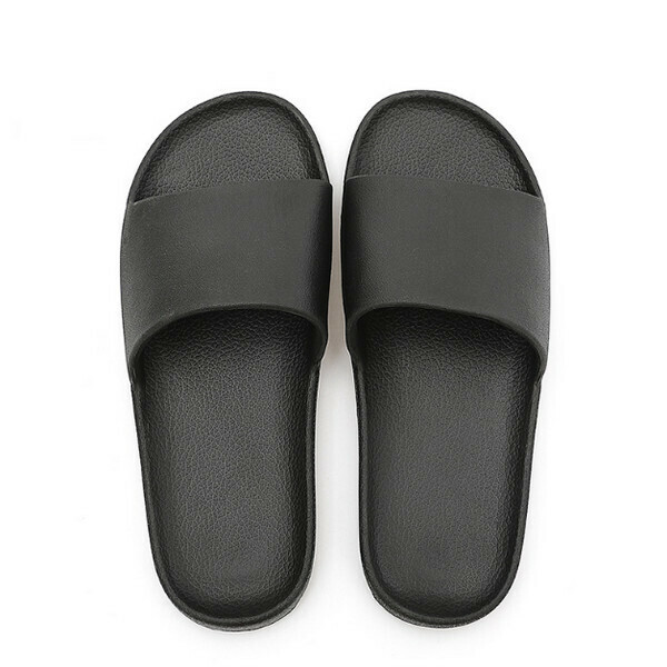 Non-slip soft-soled home slippers [black] [size 36-45] [contact customer service to confirm size after placing an order]