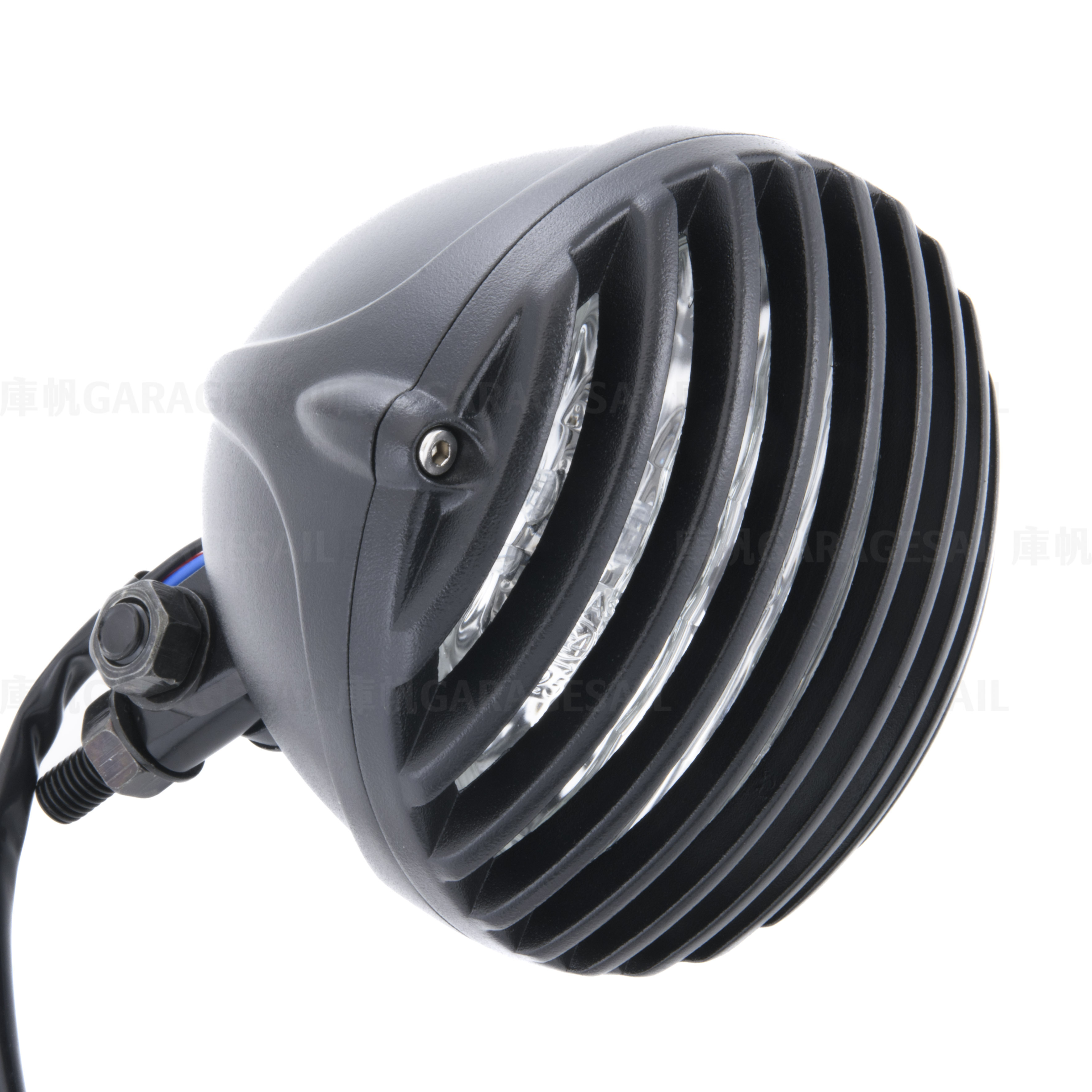 4.5吋 柵欄 飛鏢 大燈 黑