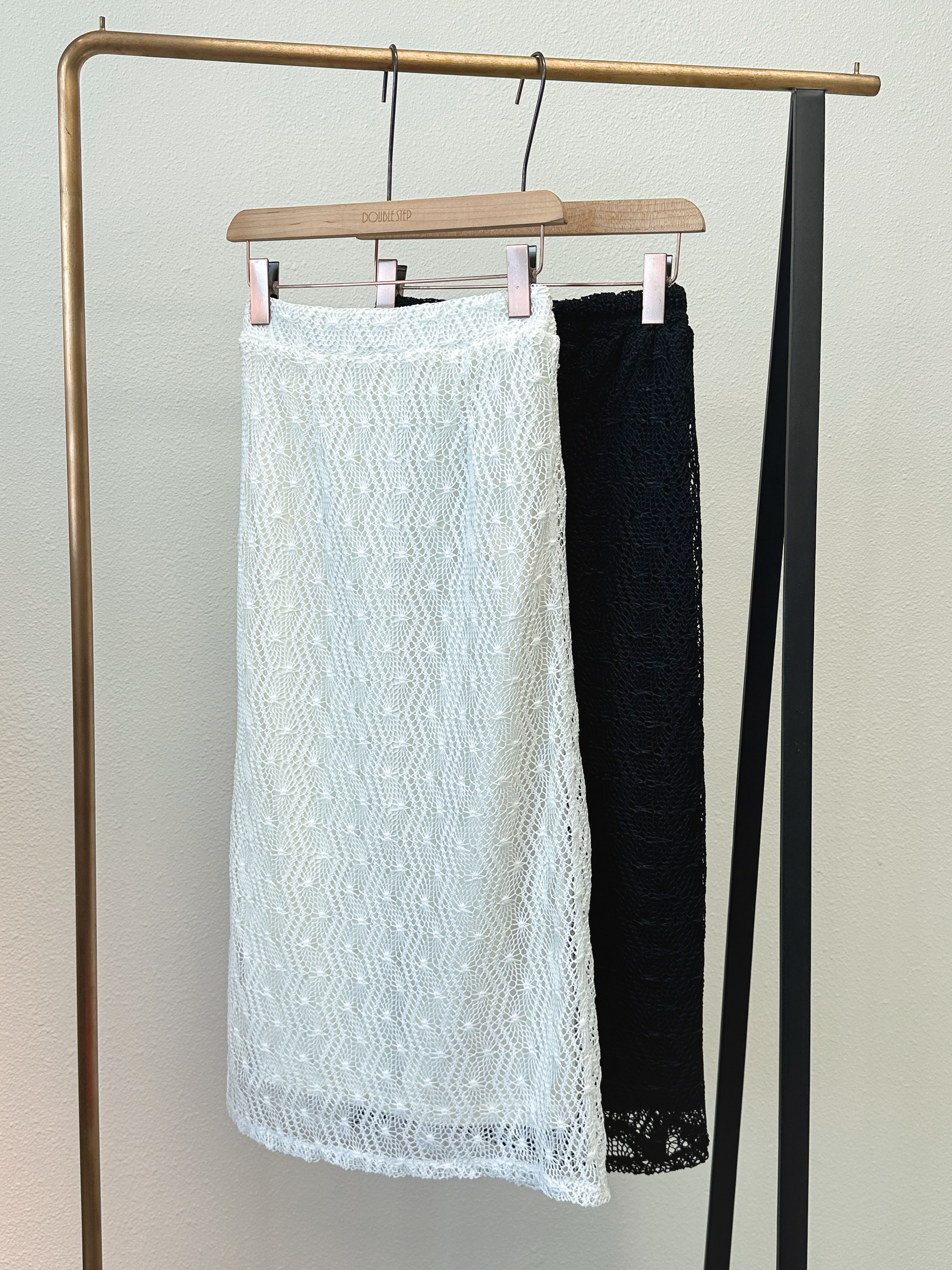 花網紋鉛筆裙 - 10260