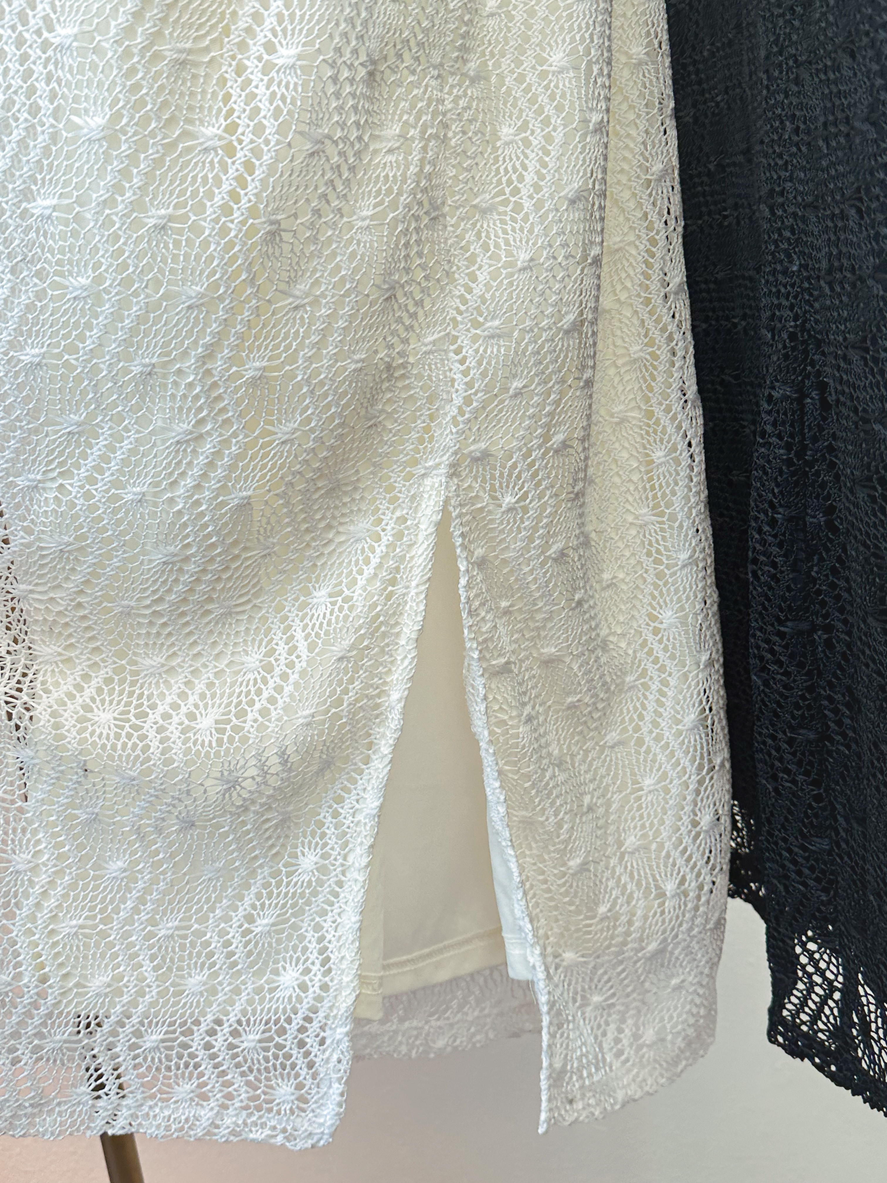 花網紋鉛筆裙 - 10260