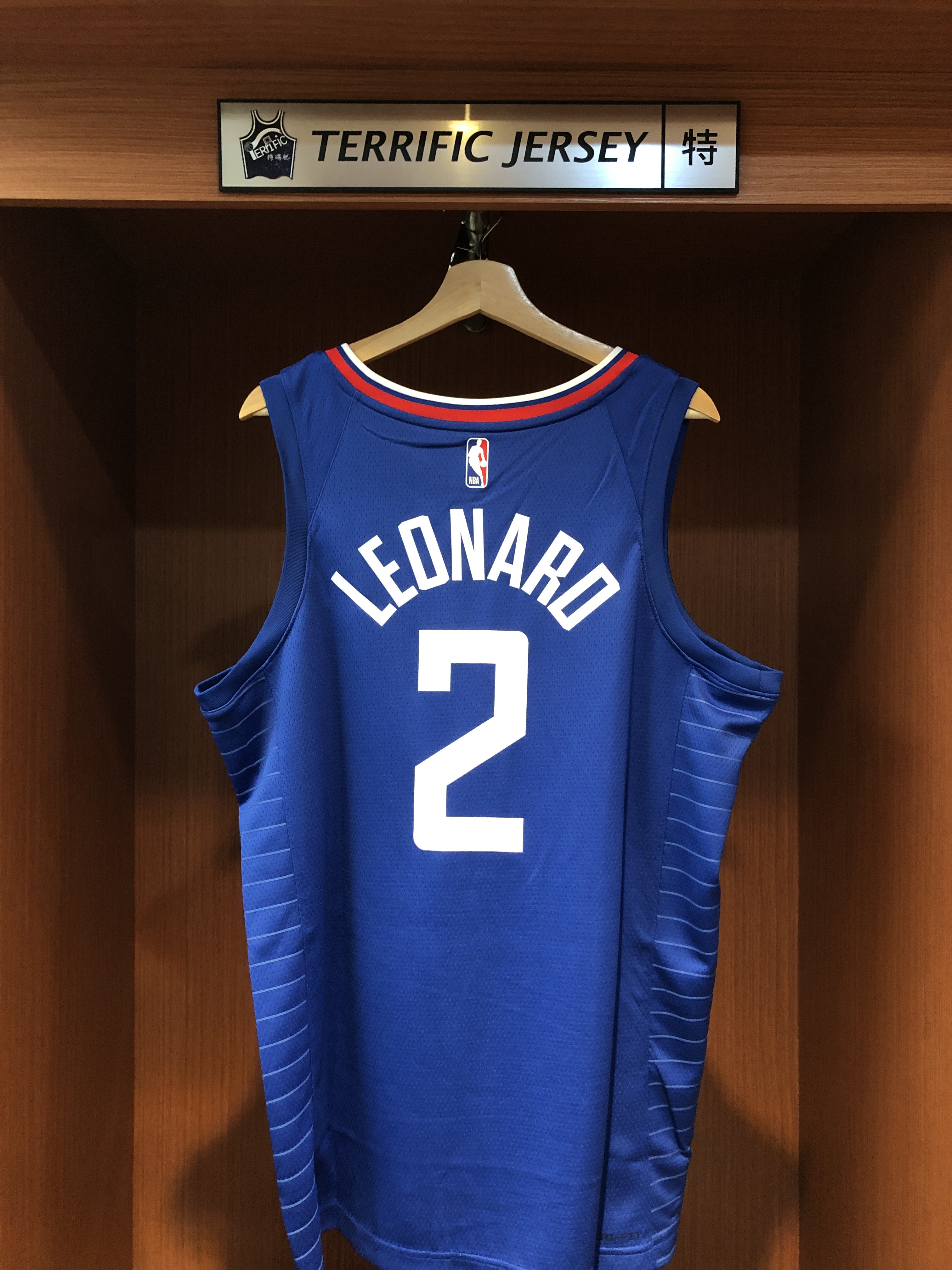 NBA球衣 Kawhi Leonard 洛杉磯快艇藍 Icon Nike Swingman 球迷版 熱轉印 全新