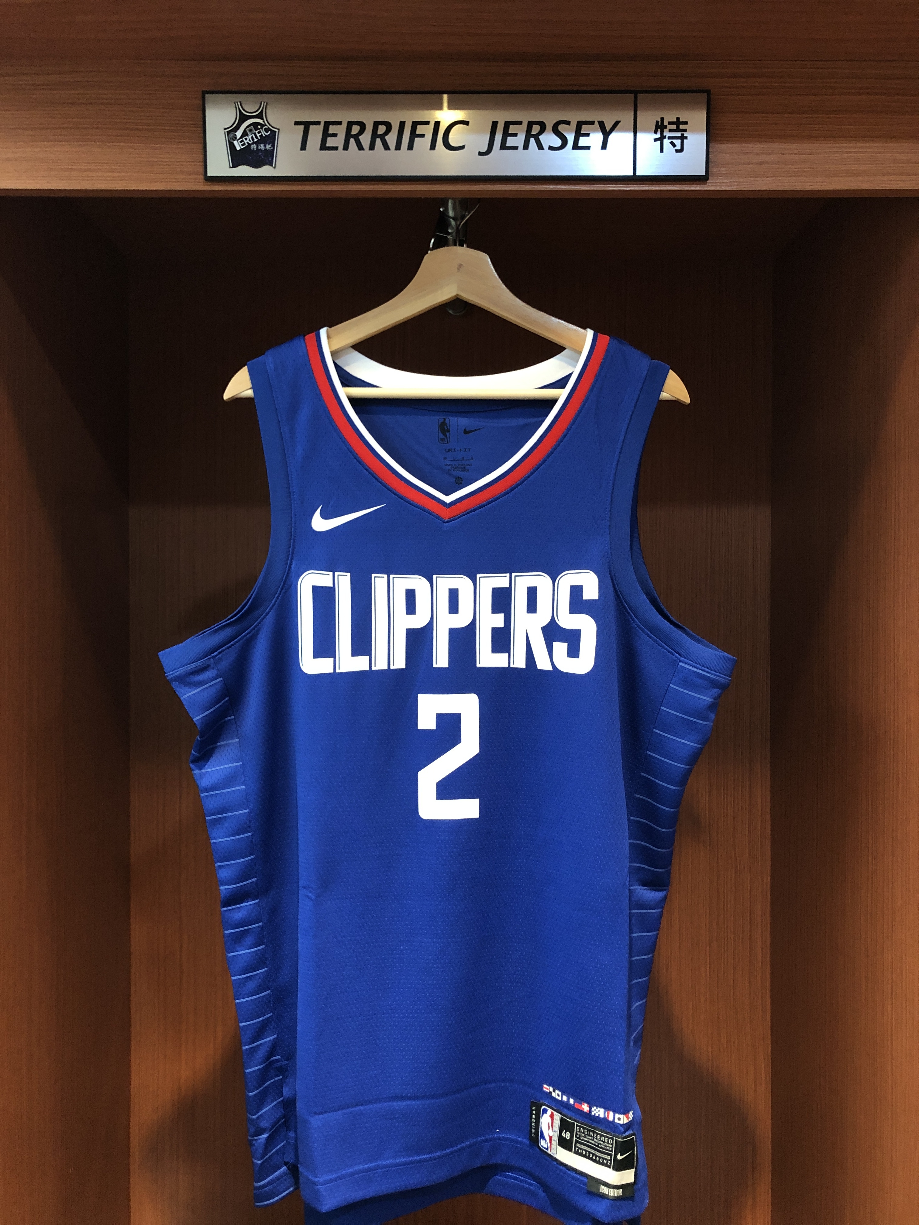 NBA球衣 Kawhi Leonard 洛杉磯快艇藍 Icon Nike Swingman 球迷版 熱轉印 全新