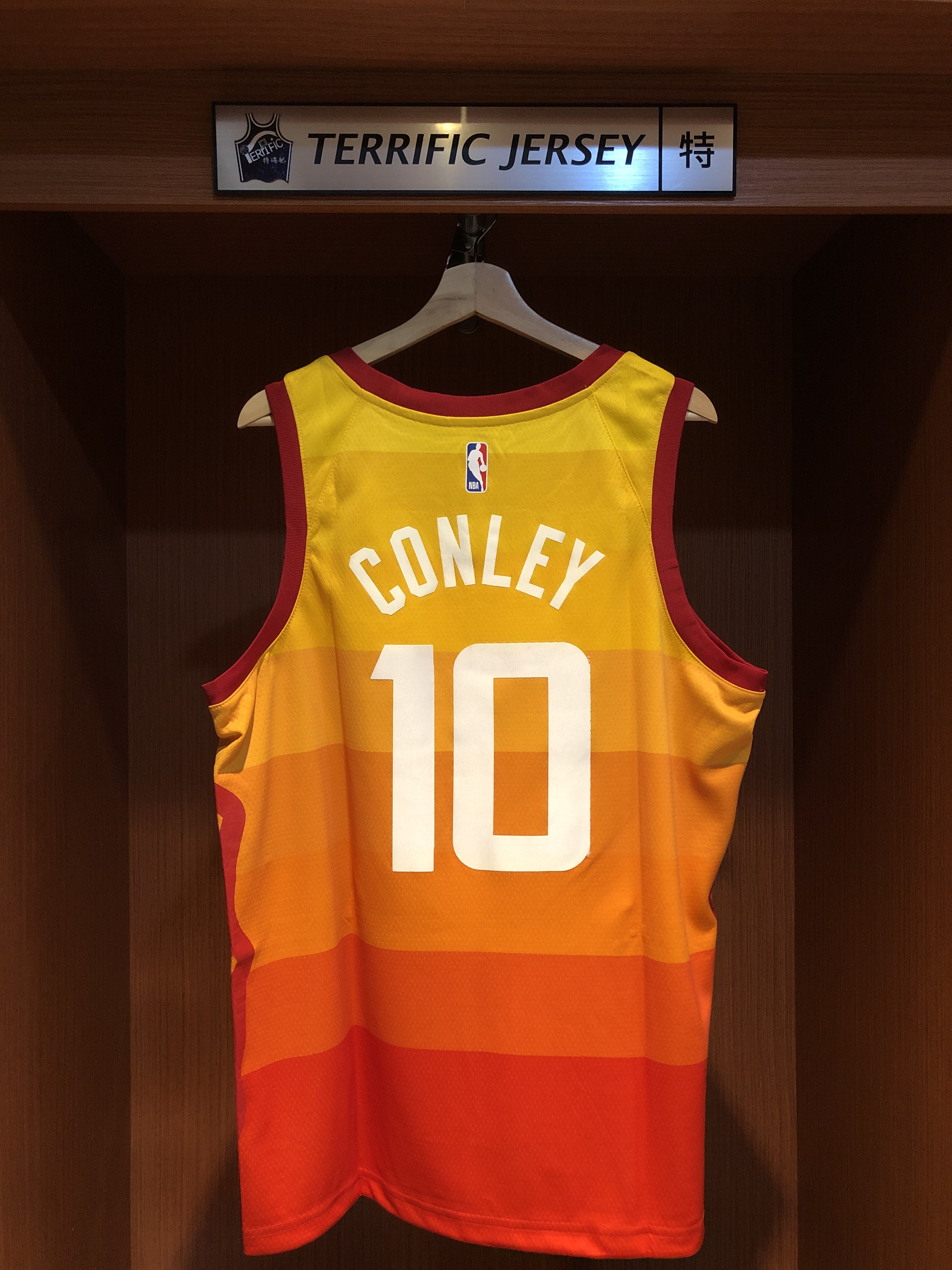 NBA球衣 Mike Conley 猶他爵士城市 City Nike Swingman 球迷版 熱轉印 含贊助商標 全新