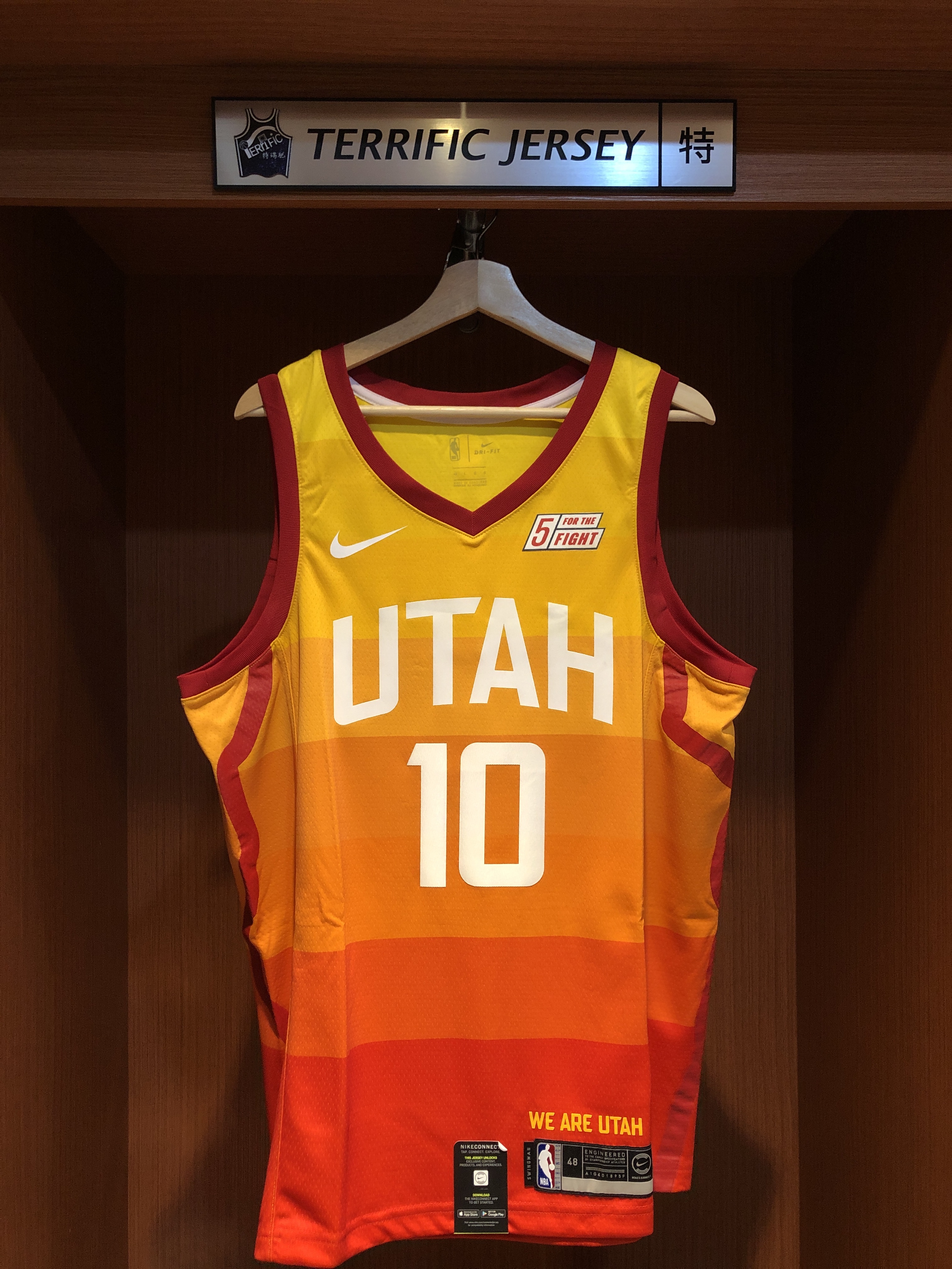 NBA球衣 Mike Conley 猶他爵士城市 City Nike Swingman 球迷版 熱轉印 含贊助商標 全新