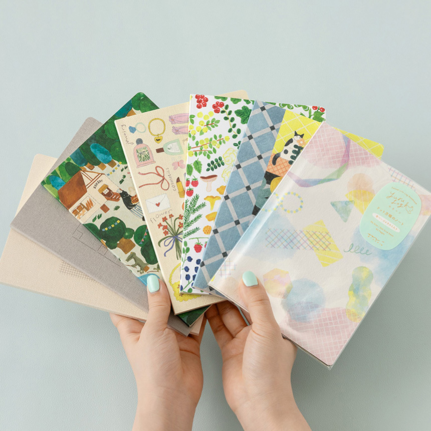 MIDORI Yuru Log 系列B6筆記本：新款上架！