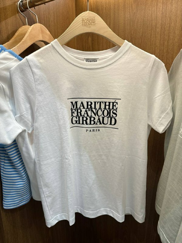 [S] MARITHE W CLASSIC LOGO TEE,WHITE, 1MG24CTS102-WHT (SMR111)