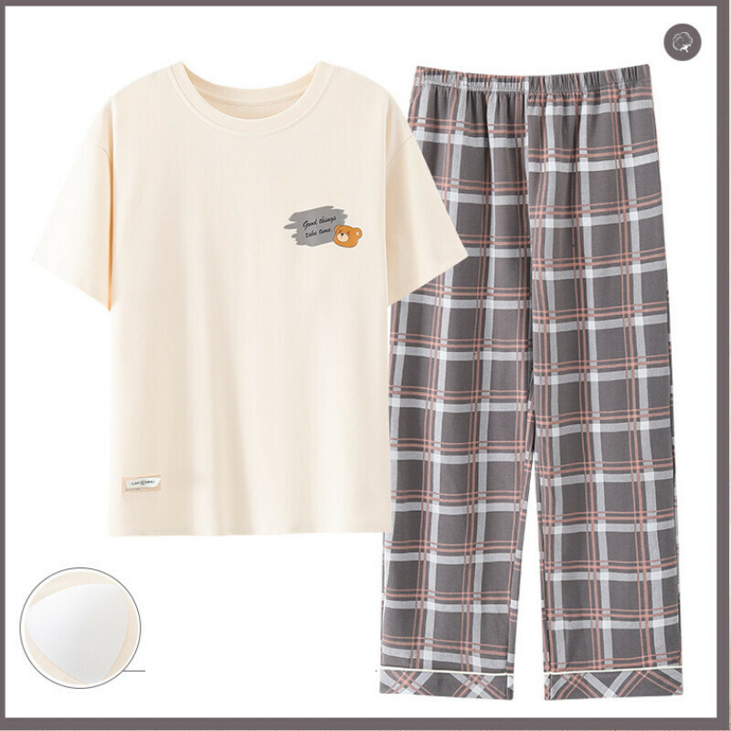 熱推短袖睡衣套裝【M-XXL碼 LW-QL88945】【下單后聯絡客服確認發貨尺碼 】