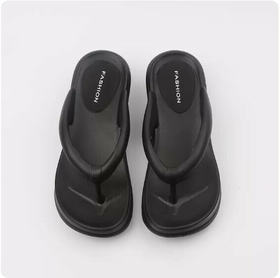 激抵夏季防滑厚底涼拖鞋（0120 黑色）【35-40碼】【下單後聯絡客服確認發貨尺碼】】