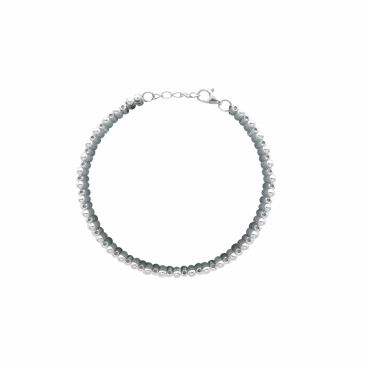 憧憬・圓珠純銀手鍊 (NHS10097)