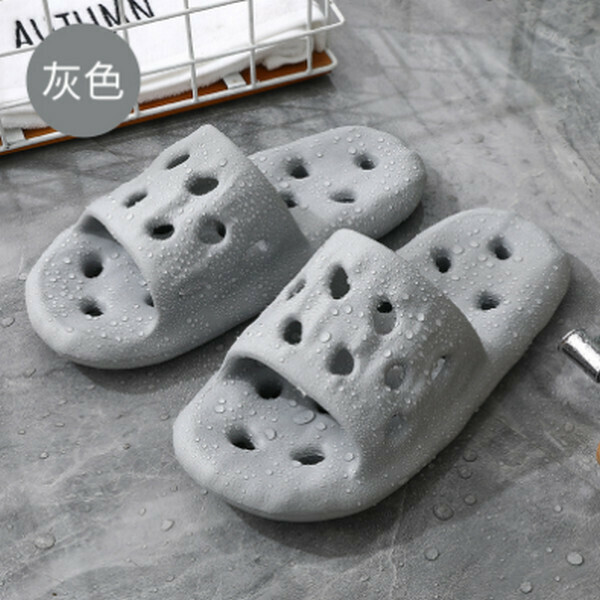 Stepping on anti-slip thick-soled leaky sandals [gray] [size 40-45] [contact customer service to confirm size after placing an order]