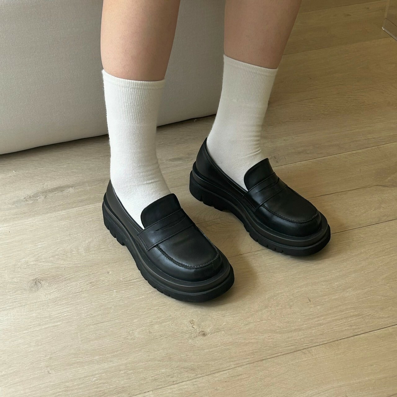 正韓厚底皮鞋(銷售衝破550雙)