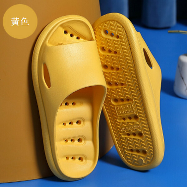 Stepping on anti-slip thick-soled water-leaking sandals [yellow (classic)] [size 36-41] [contact customer service to confirm size after placing an order]]