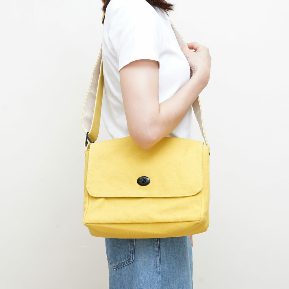 May  蘑菇經典小書包 檸檬黃