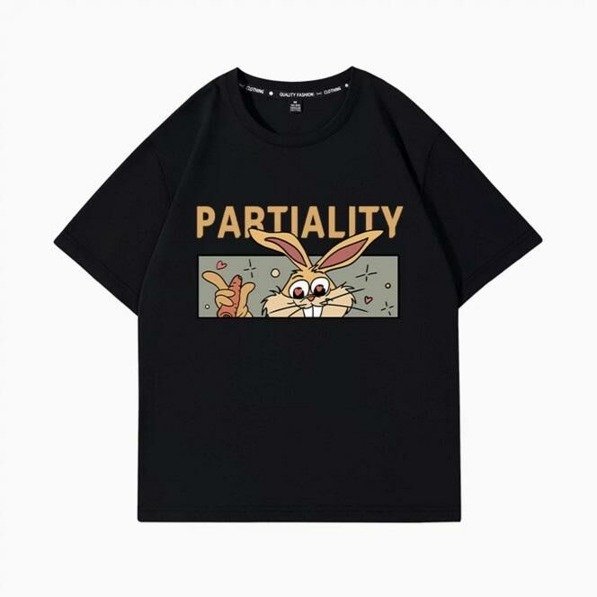 Casual loose short-sleeved T-shirt (black preferred S-2XL) (contact customer service to confirm the shipping size after placing an order)】