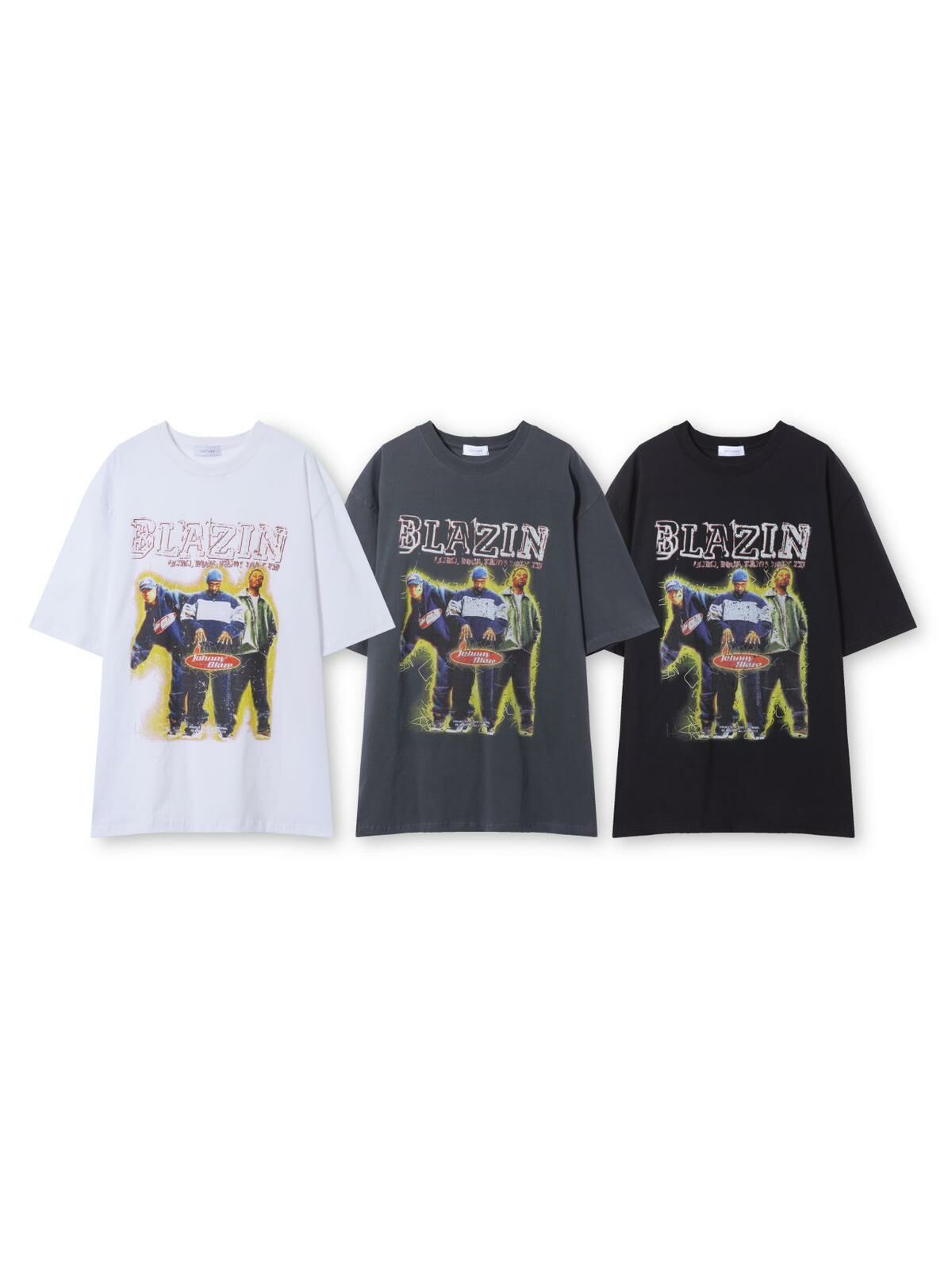 英文字圖案短袖Tee GATHER-018T