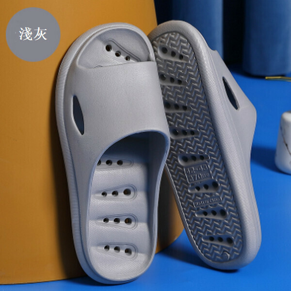 Stepping on non-slip thick-soled water-leaking sandals [light gray (classic)] [40-45 size] [contact customer service to confirm size after placing an order]]