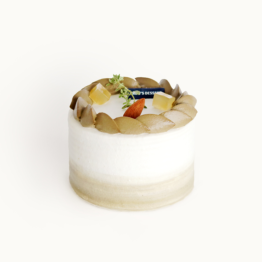 焙香蜜蘋圓戚風蛋糕