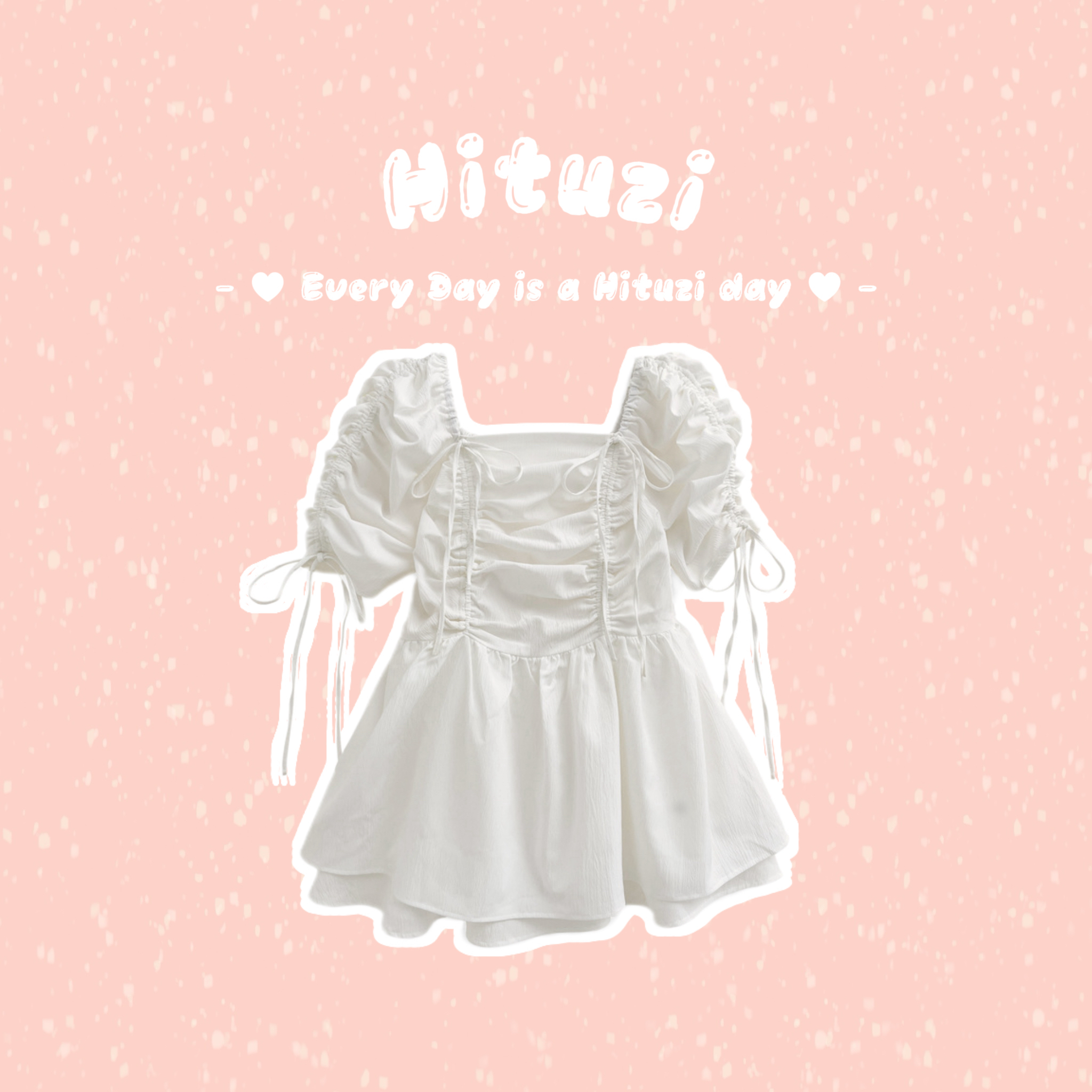 2Way蝴蝶結抽繩層次洋裝