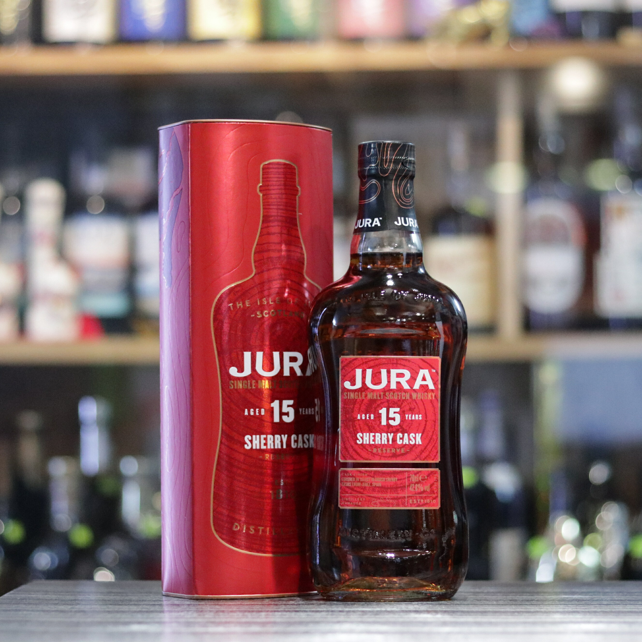 Jura 15 Year Old Sherry Cask - 70cl/42.8%