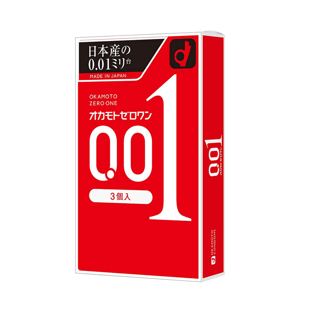 岡本 0.01 (日本版) 3 片裝 PU 安全套