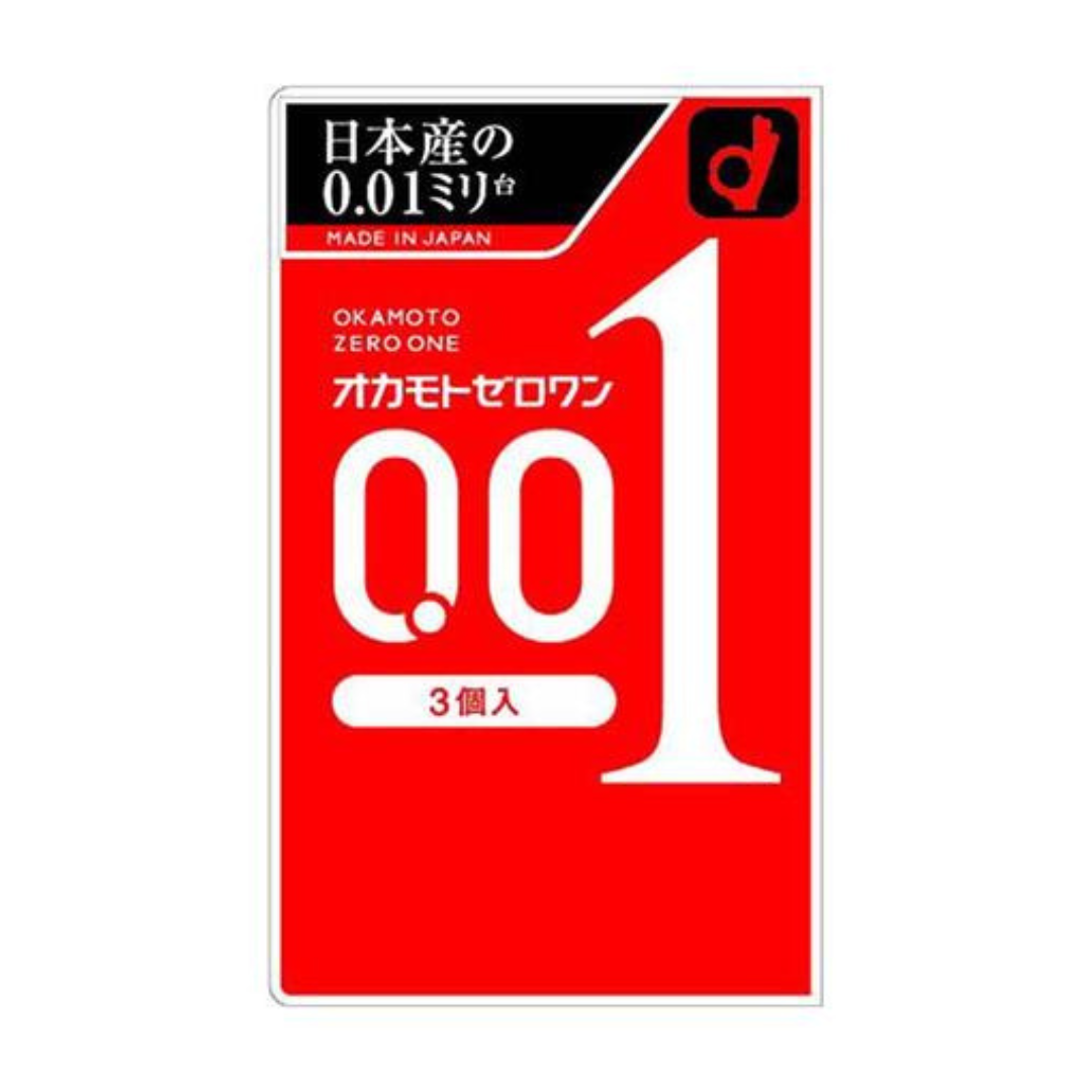 岡本 0.01 (日本版) 3 片裝 PU 安全套