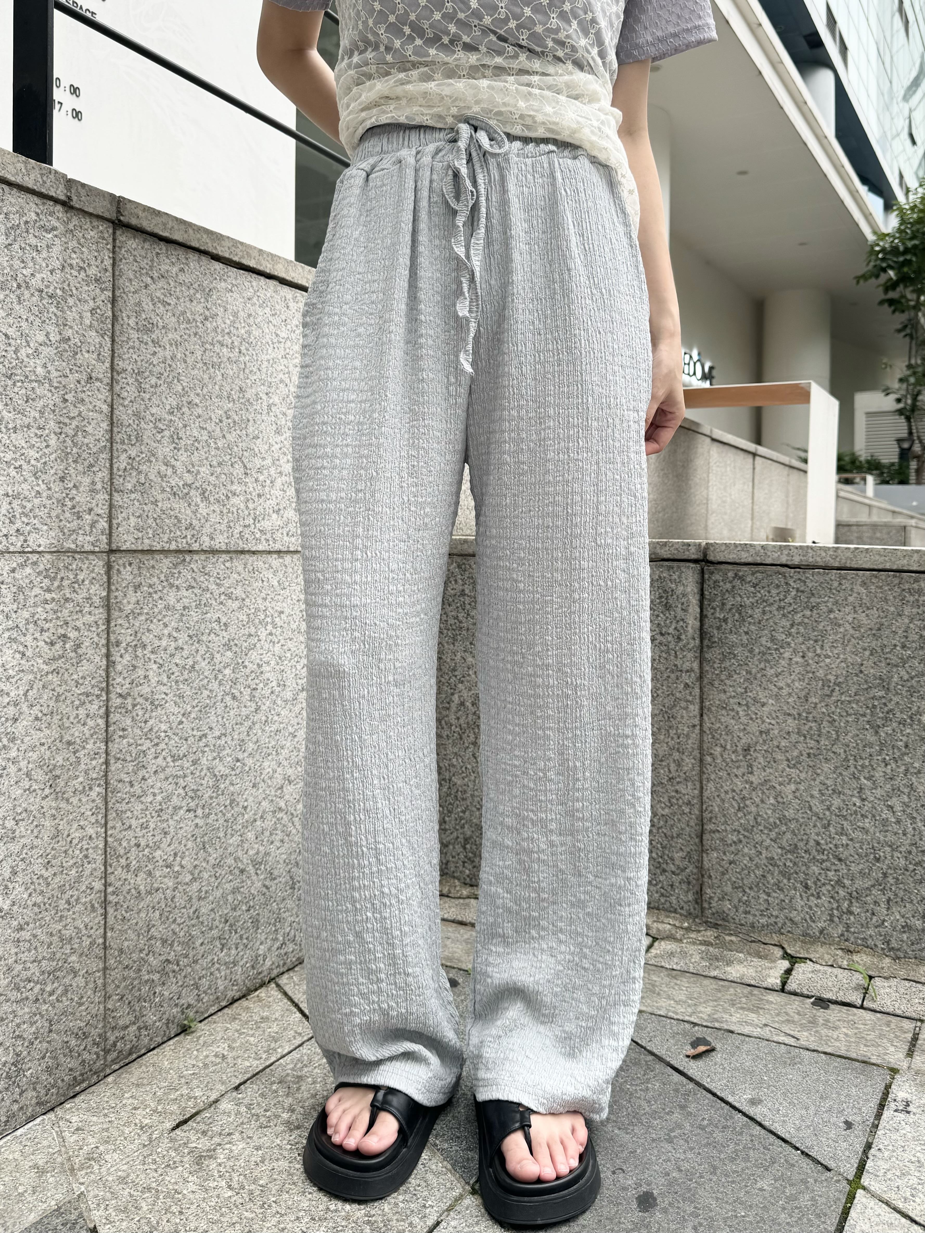 有口袋加分！粒粒日常舒服褲