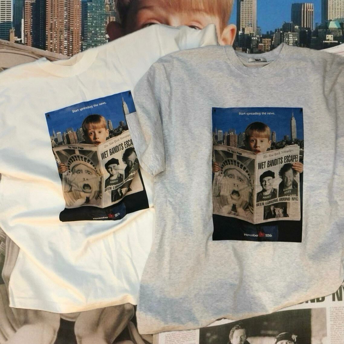 英文字圖案短袖Tee OREO-072T