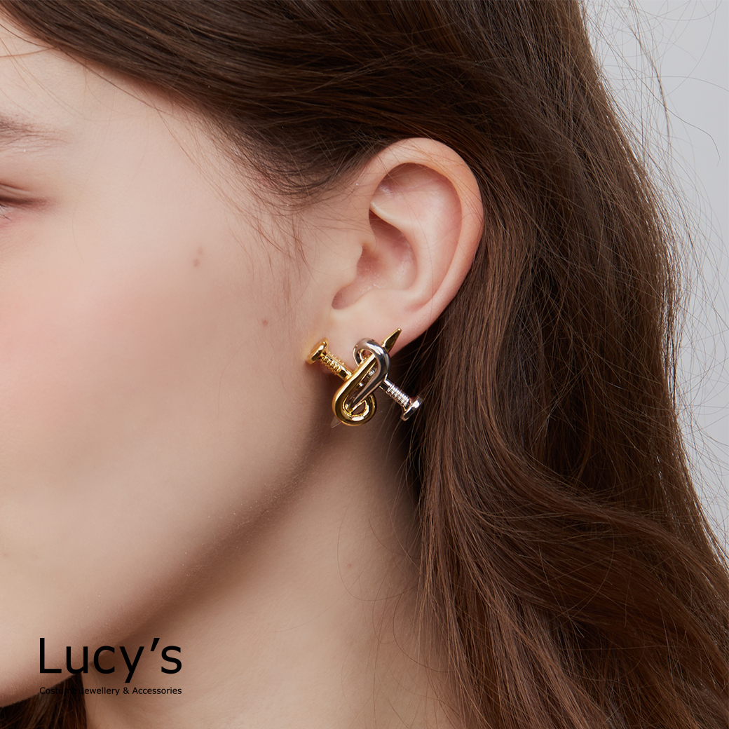 Lucy's X RO HUANG．耳環 (二色) (118187/118188)