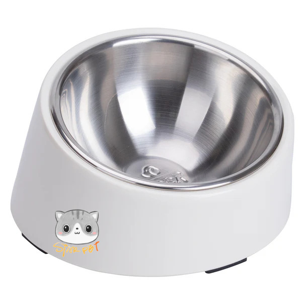 Super Design Stainless Steel 15° Slanted Bowl