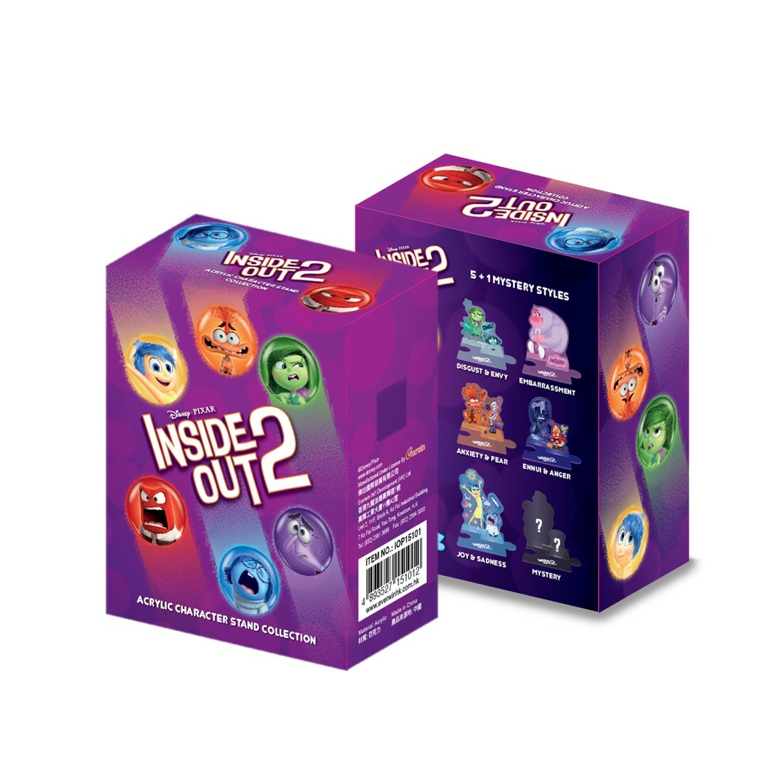 迪士尼玩轉腦朋友 人物公仔站立牌 盲盒