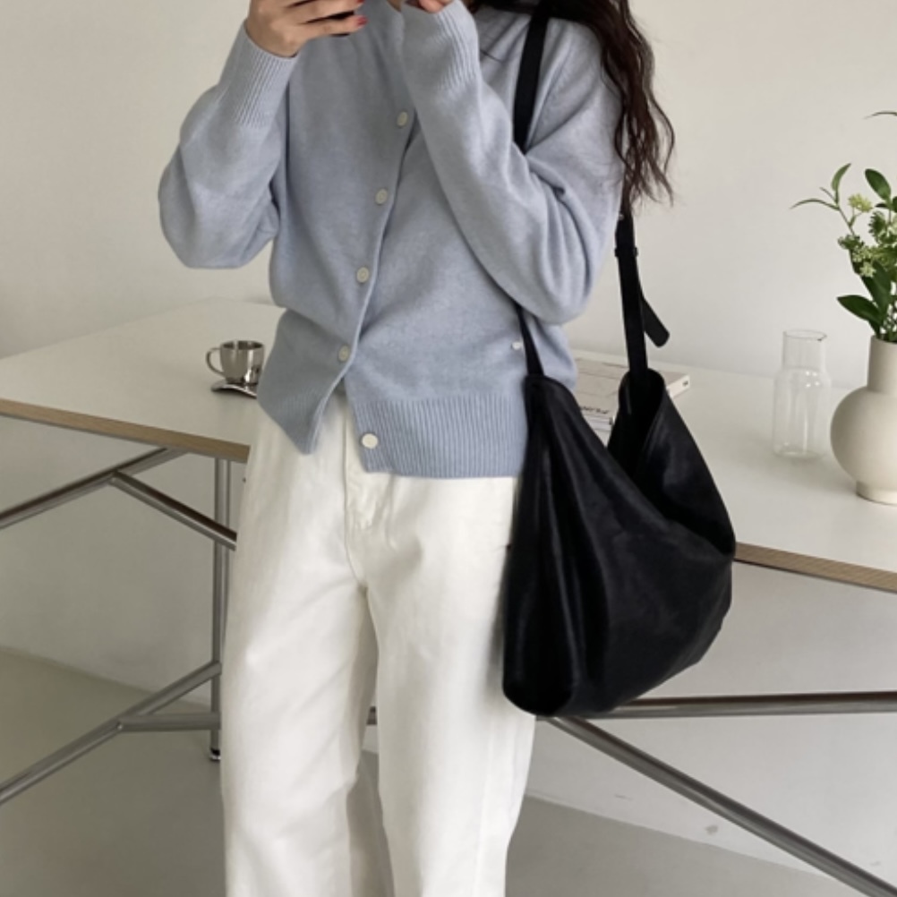 正韓羊皮側背包包