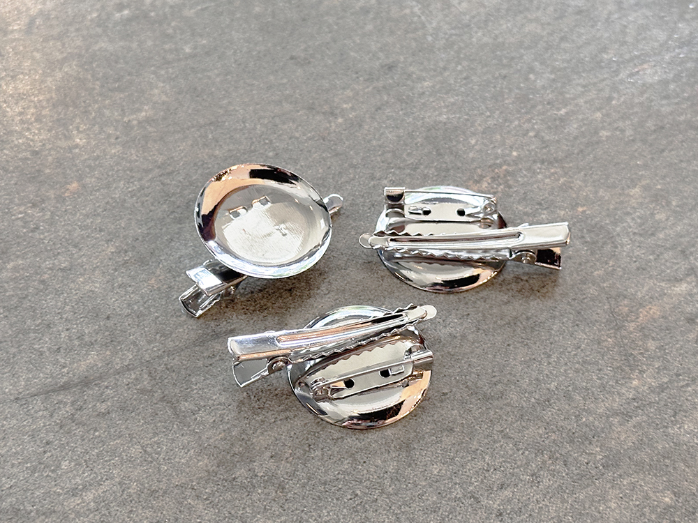 銀色胸針盤/雙用