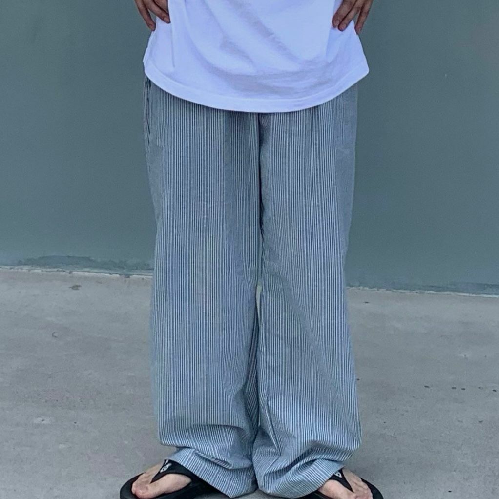 直紋鬆身褲 OREO-080P