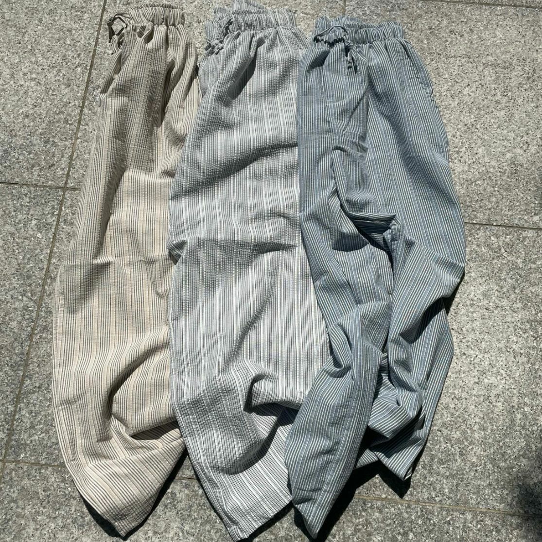 直紋鬆身褲 OREO-080P