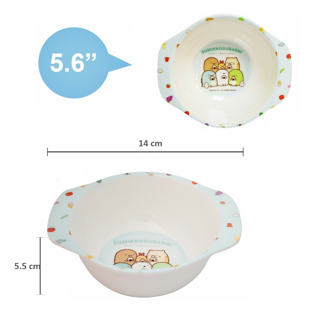 角落生物 5.6 雙耳碗連手柄(科學瓷)