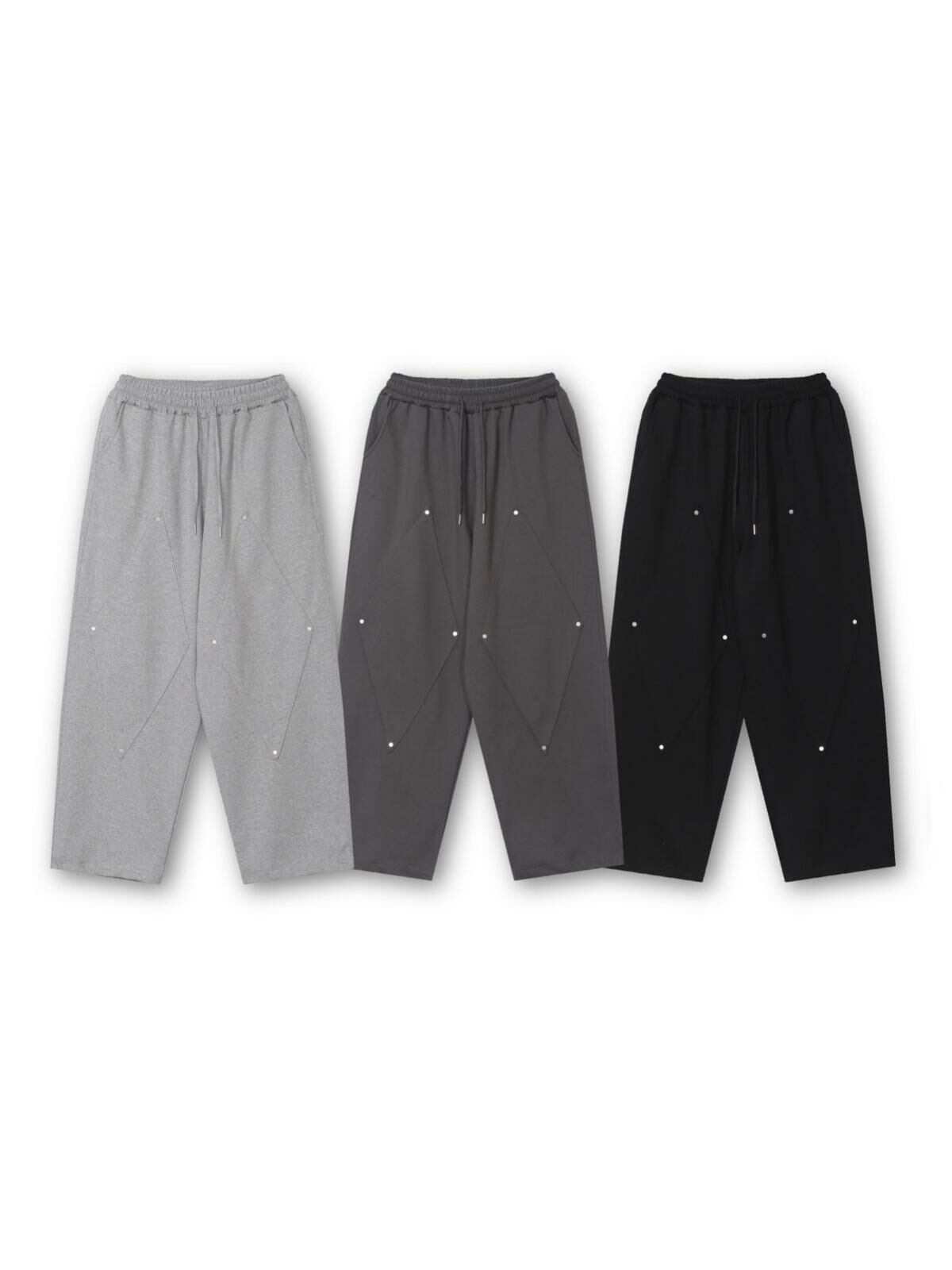 淨色可束腳棉質運動褲 PULSE-076P