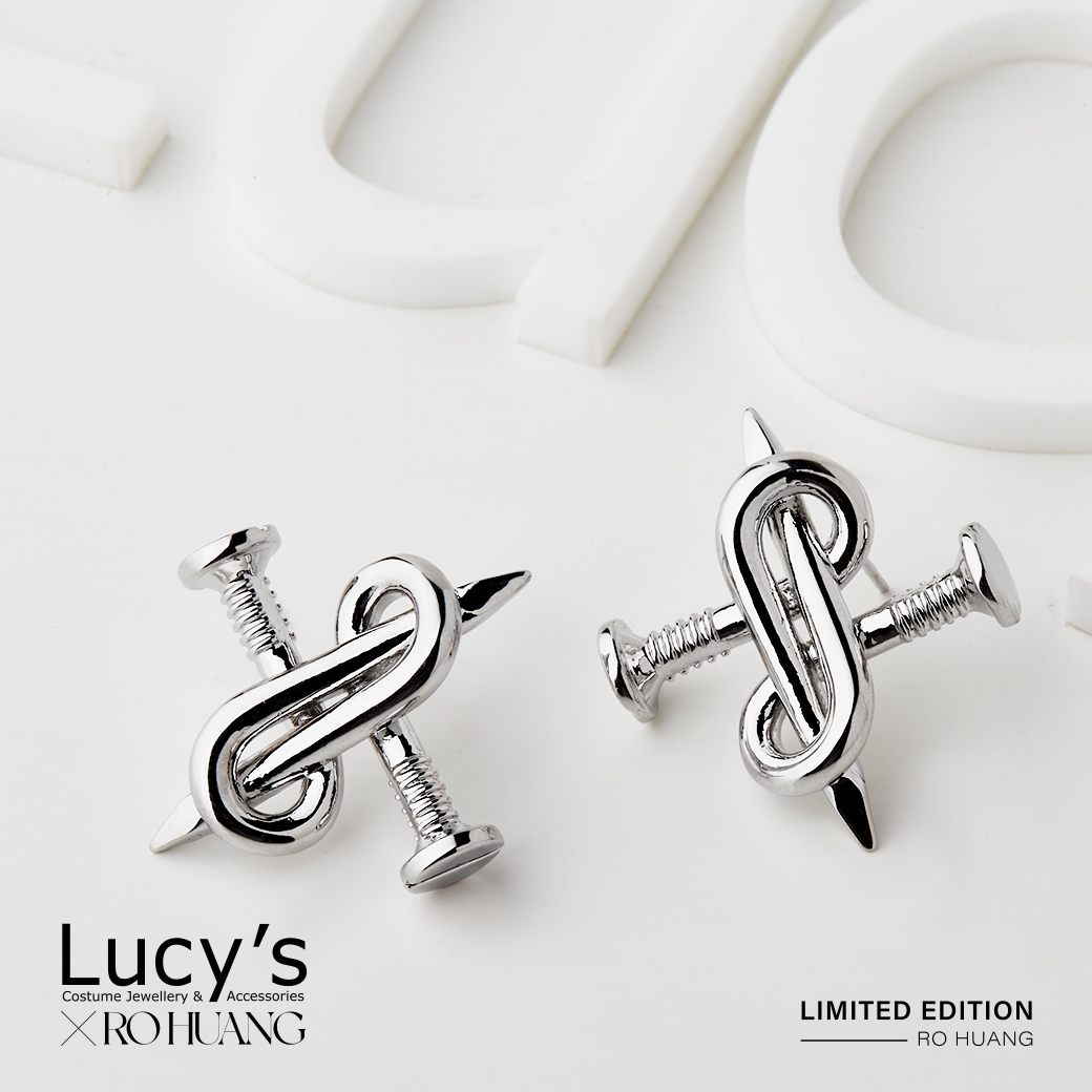 Lucy's X RO HUANG．耳環 (二色) (118187/118188)