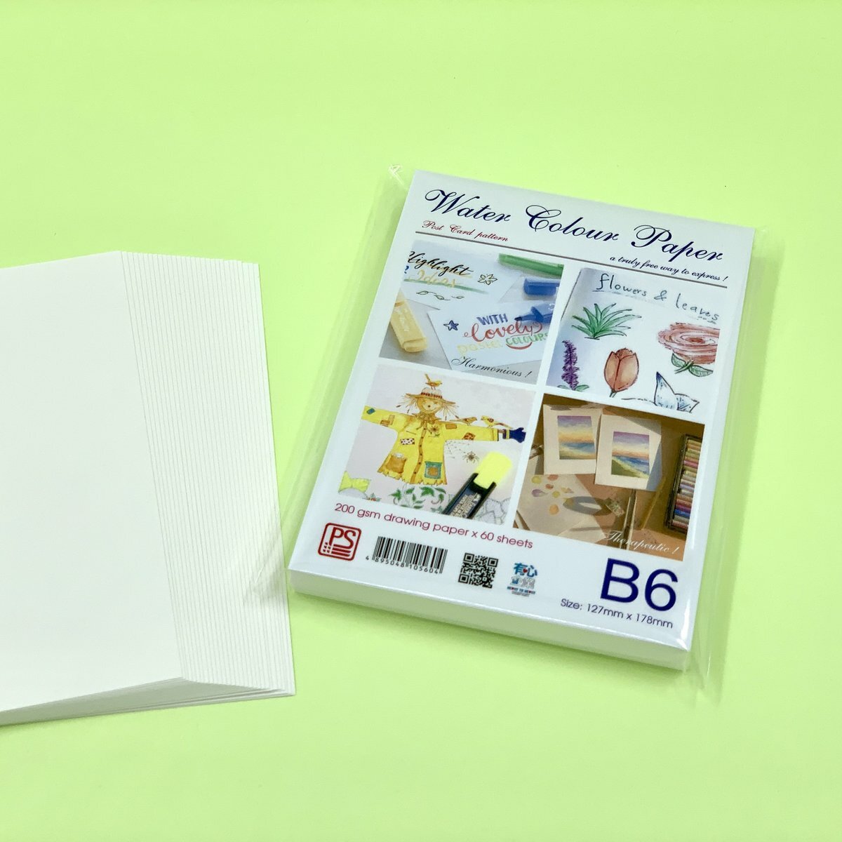 200gsm B6 意大利 水彩畫紙 (60張)《療癒藝術系列》