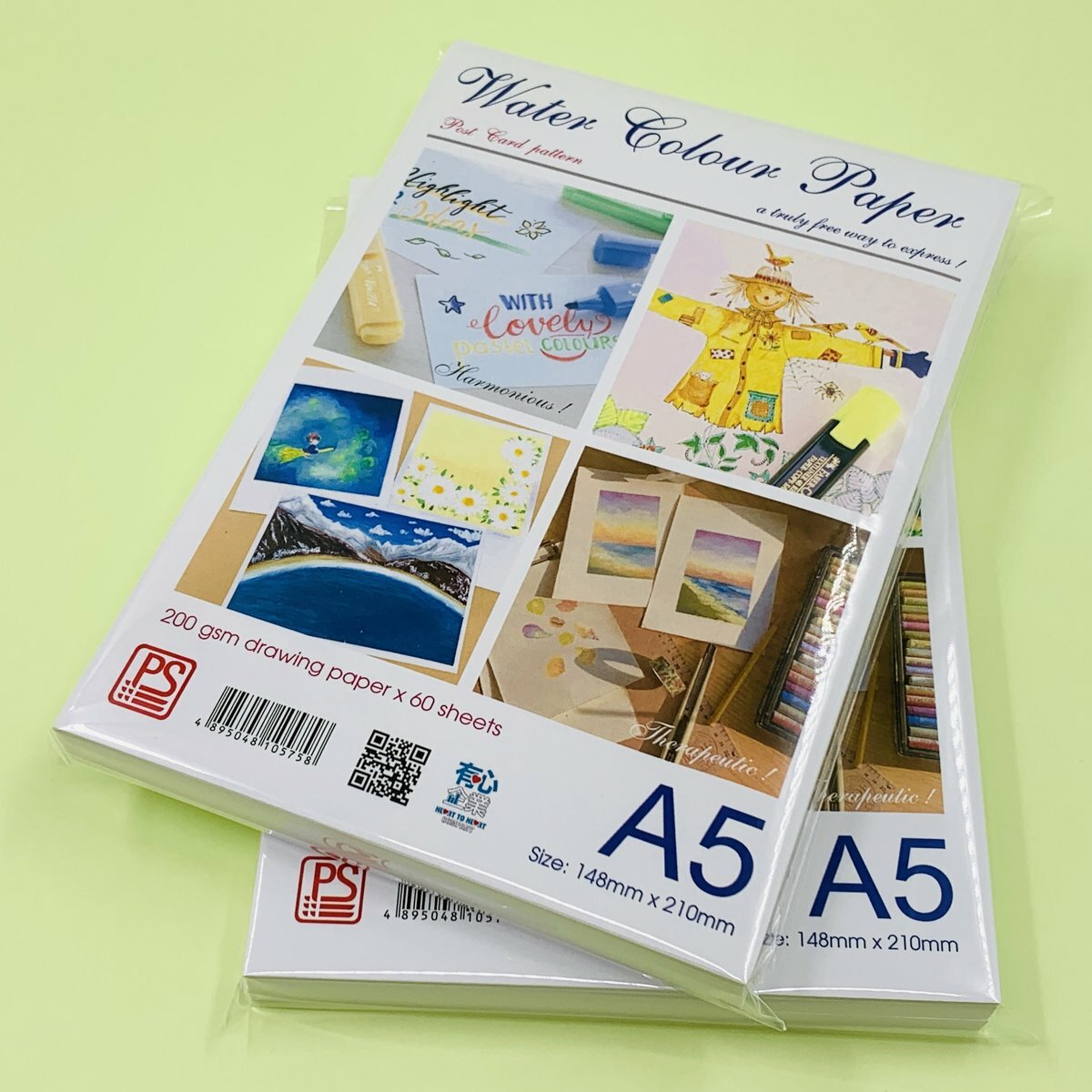 200gsm A5 意大利 水彩畫紙 (60張)《療癒藝術系列》