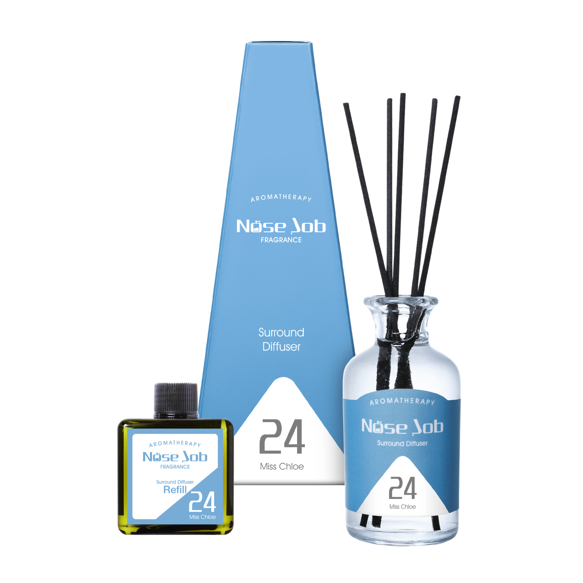 24 克羅伊女性擴香組【擴香瓶125ml+擴香補充瓶250ml】