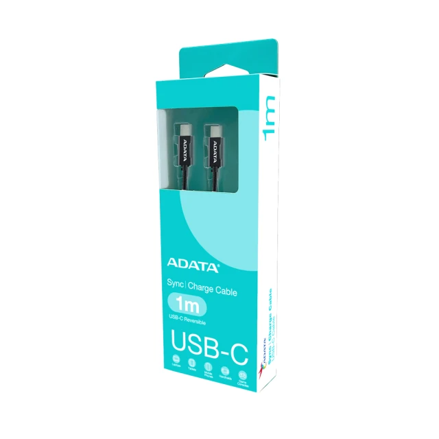 【ADATA 威剛】 USB-C to USB-C 100W 1M 編織充電傳輸線