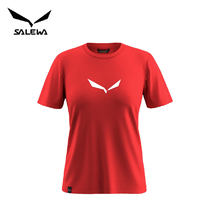 Salewa 沙樂華 SOLID DRY T-SHIRT 女款 (火紅色) 10SLW27019