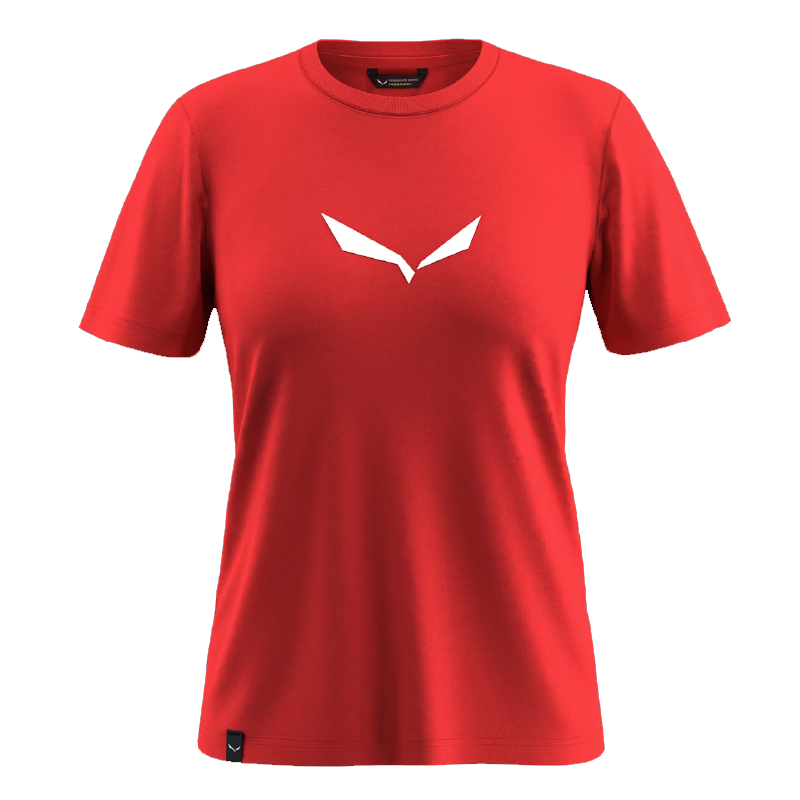 Salewa 沙樂華 SOLID DRY T-SHIRT 女款 (火紅色) 10SLW27019