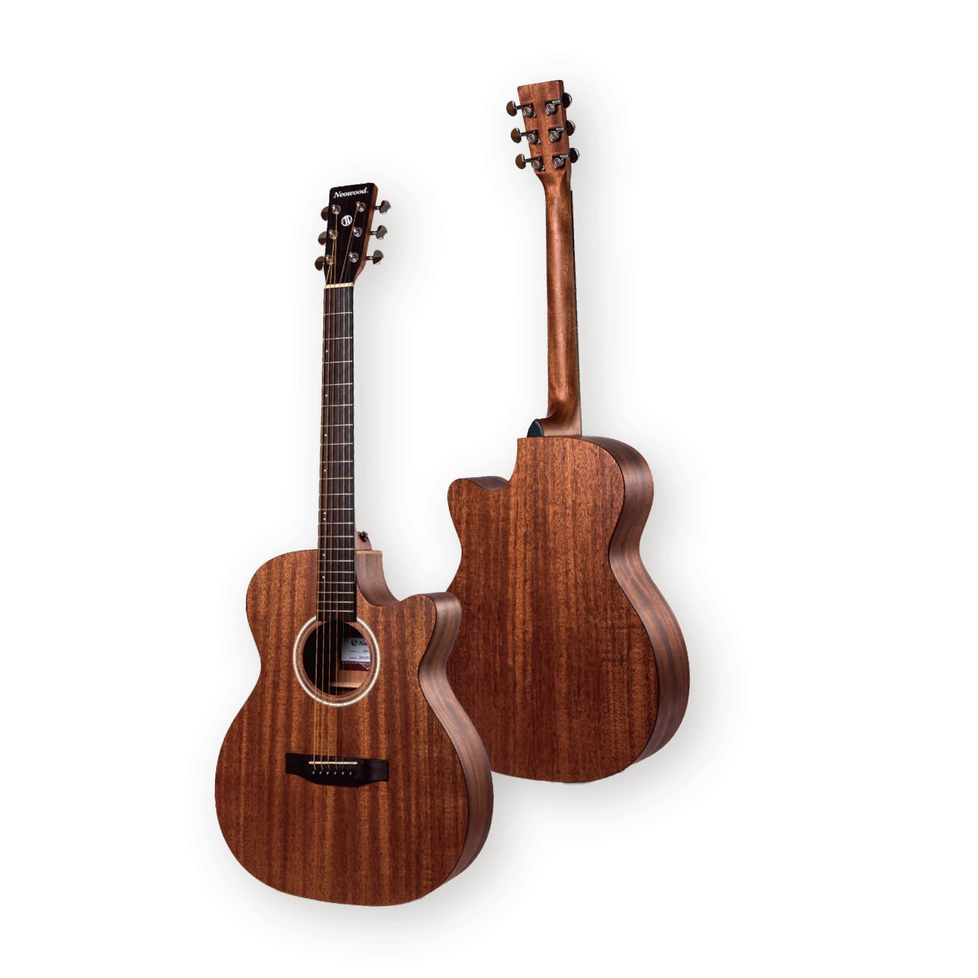 【1-1】[Neowood Guitar] Swiftly系列 OM切角-40吋(OM2C附琴袋組)