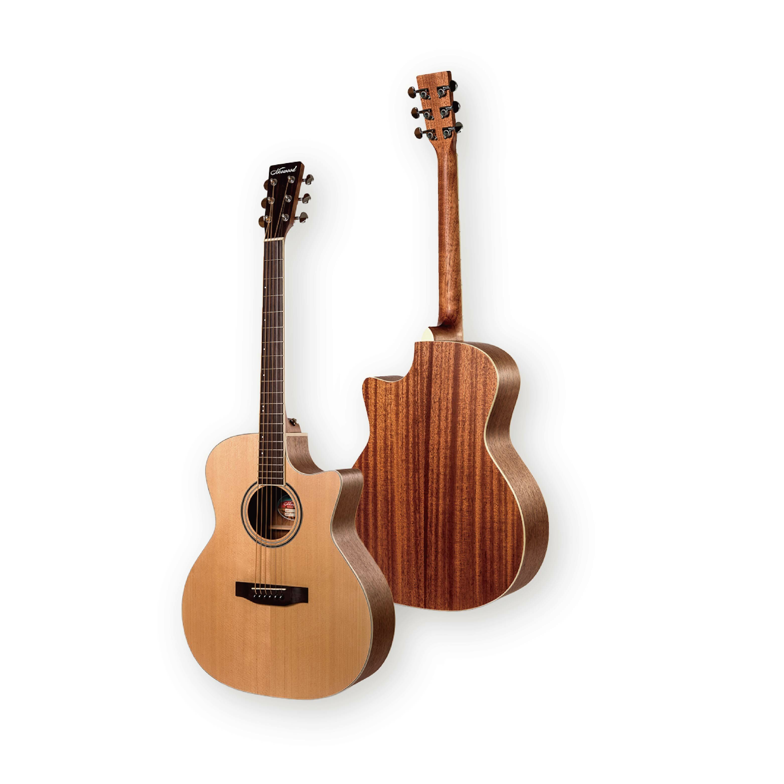 【1-1】[Neowood Guitar] Swiftly系列 GA切角-41吋(GA1C附琴袋組)