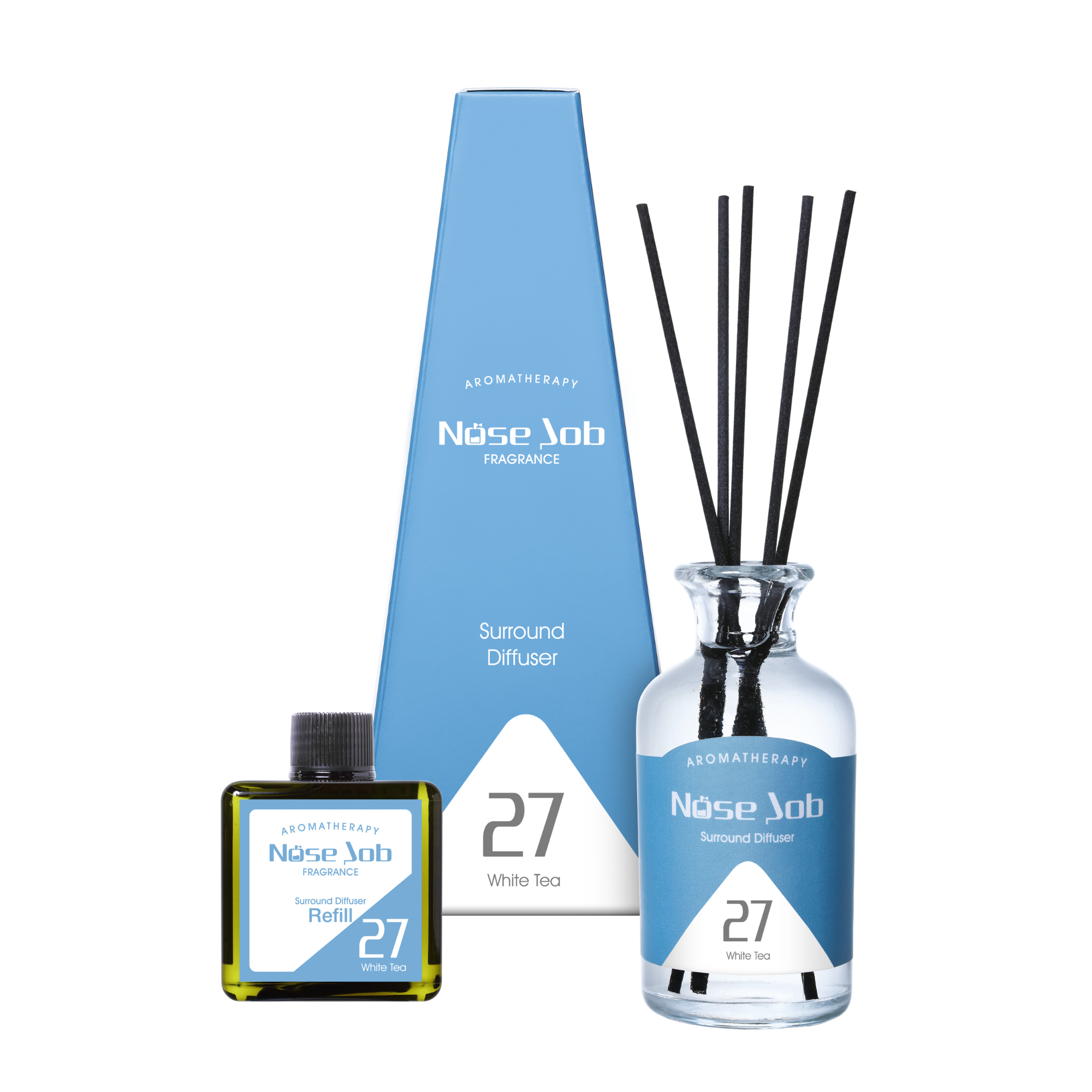 27 白茶擴香組【擴香瓶125ml+擴香補充瓶250ml】