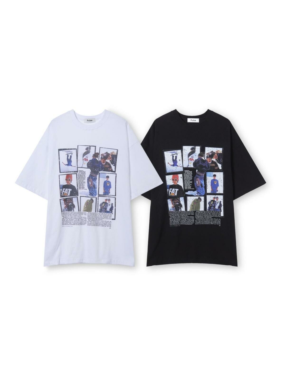 英文字圖案短袖Tee PULSE-081T