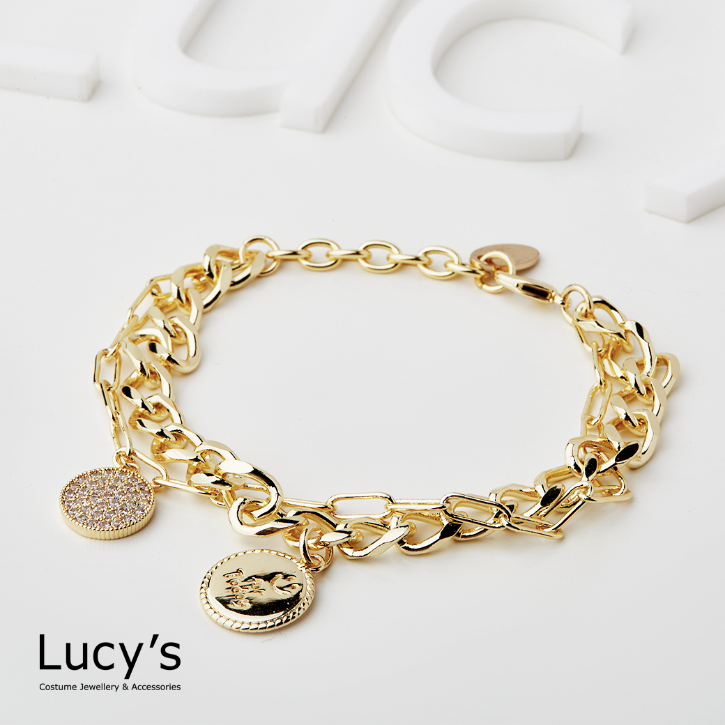 閃耀快樂 雙層手鍊 (二色) (116651/116652)